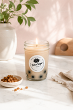 Load image into Gallery viewer, Brown Sugar Milk Tea Boba Candle