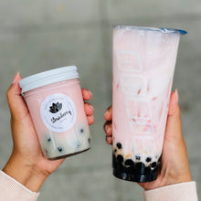Load image into Gallery viewer, Strawberry Milk Tea Boba Candle