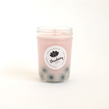 Load image into Gallery viewer, Strawberry Milk Tea Boba Candle