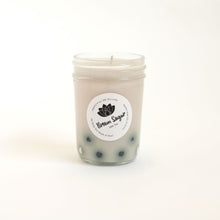 Load image into Gallery viewer, brown sugar boba candle, boba scented candle, bubble tea candle 
