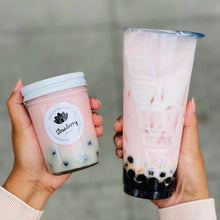 Load image into Gallery viewer, Strawberry Milk Tea Boba Candle
